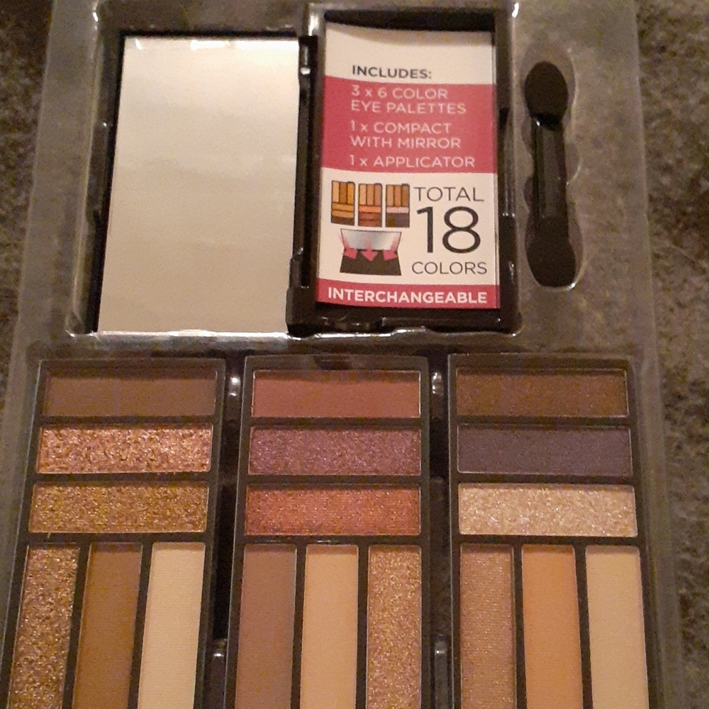 L.A colors mood setter 18 color eye kit (new)